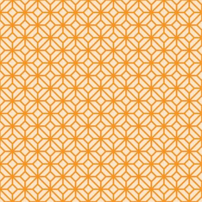 Geometric Pattern: Diamond Tile: Light Orange