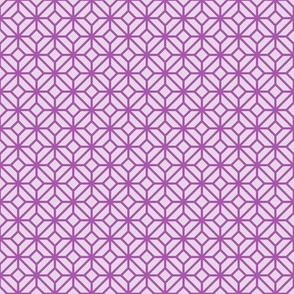 Geometric Pattern: Diamond Tile: Light Purple
