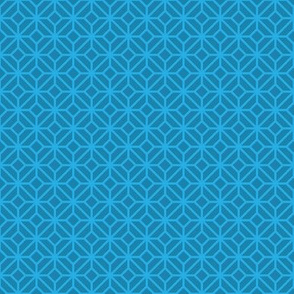 Geometric Pattern: Diamond Tile: Dark Blue