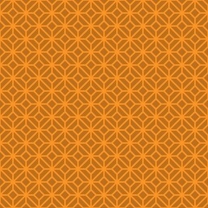Geometric Pattern: Diamond Tile: Dark Orange