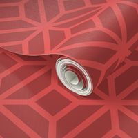 Geometric Pattern: Diamond Tile: Dark Red