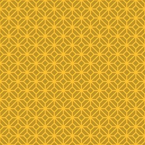 Geometric Pattern: Diamond Tile: Dark Yellow
