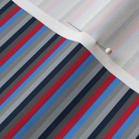 The Red the Blue the Navy and the Gray_All Color Little Stripes - Horizontal 