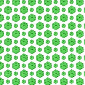 d20 dots green