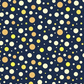 Scattered Dots Navy