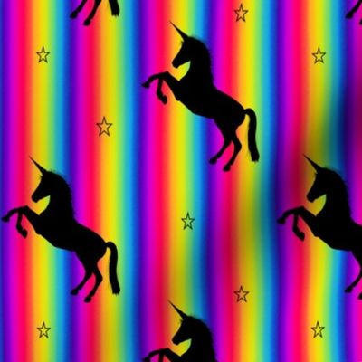 Unicorn Rainbow Stripe