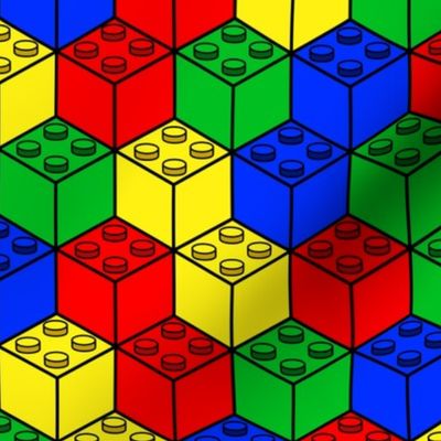 building blocks tops multi color small