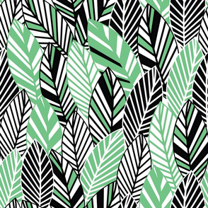 Leaves_Doodle_Handdrawn_Green_Stock