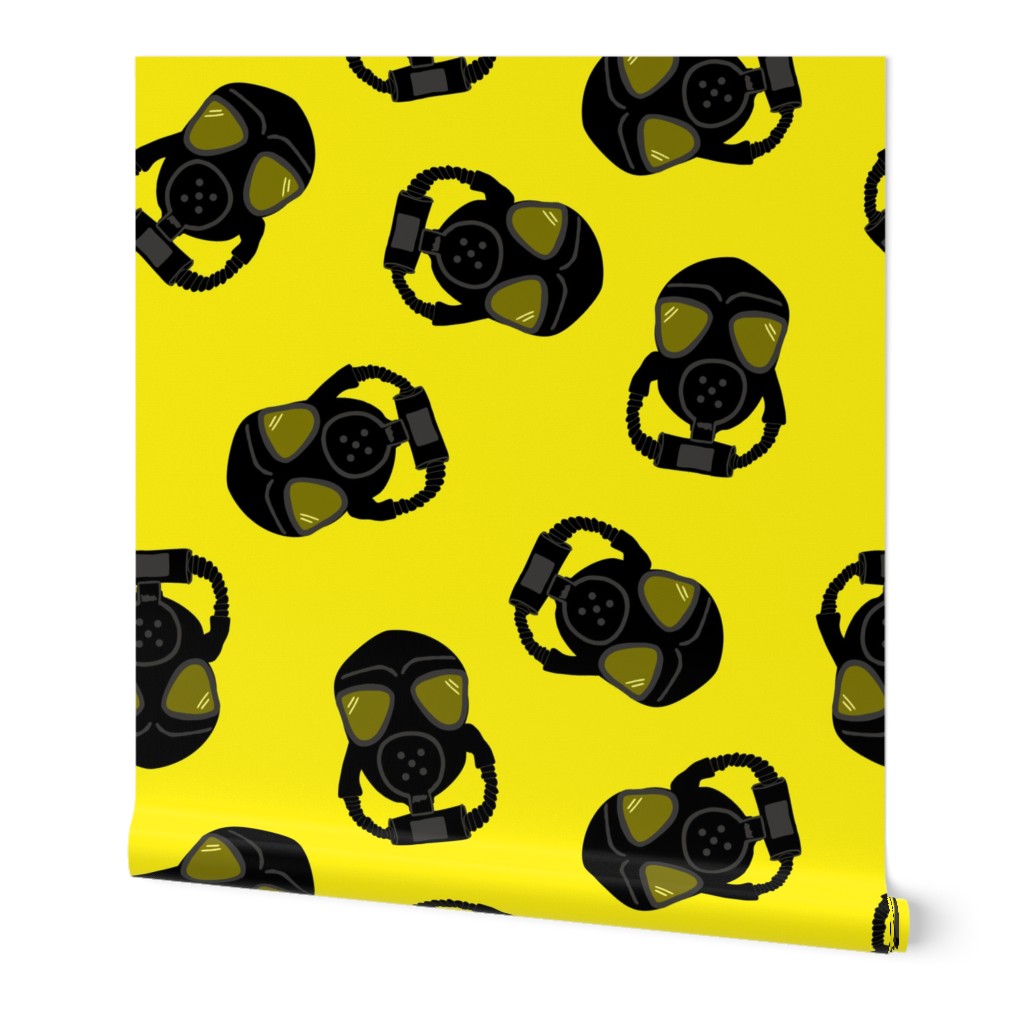 gas mask yellow