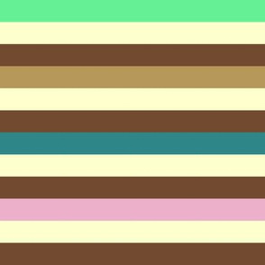 Liquorice Allsorts stripes - summercolors