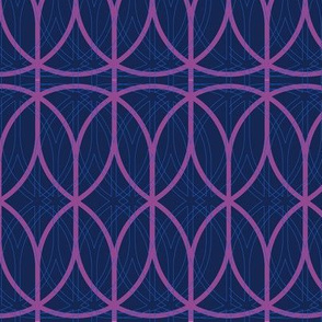 curved abstract navy-purple
