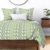 Organic Chevron - Lime