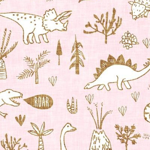 Happy Jurassic (pink) MED