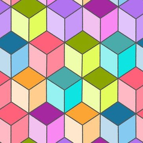 Colourful cubes