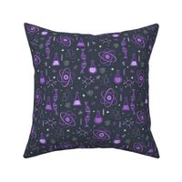 Midcentury Modern Atomic Science (Purple)