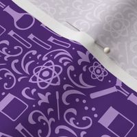 Mad Science Damask (Purple)