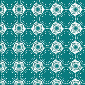 Circle Tile - Sunburst (inverted)