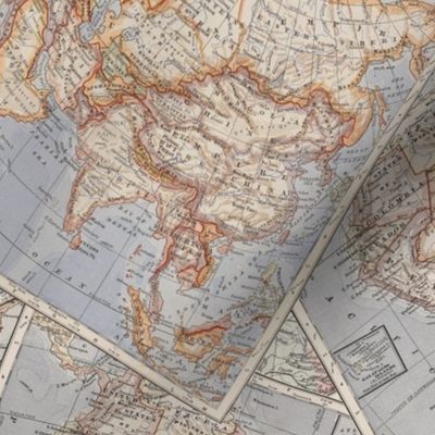 Vintage Travel Maps