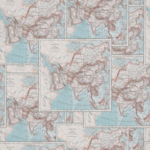 Vintage Asia Maps