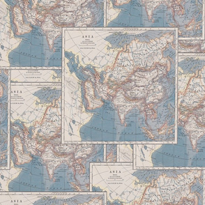 Vintage Asia Maps