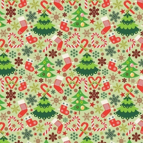 Christmas theme print design