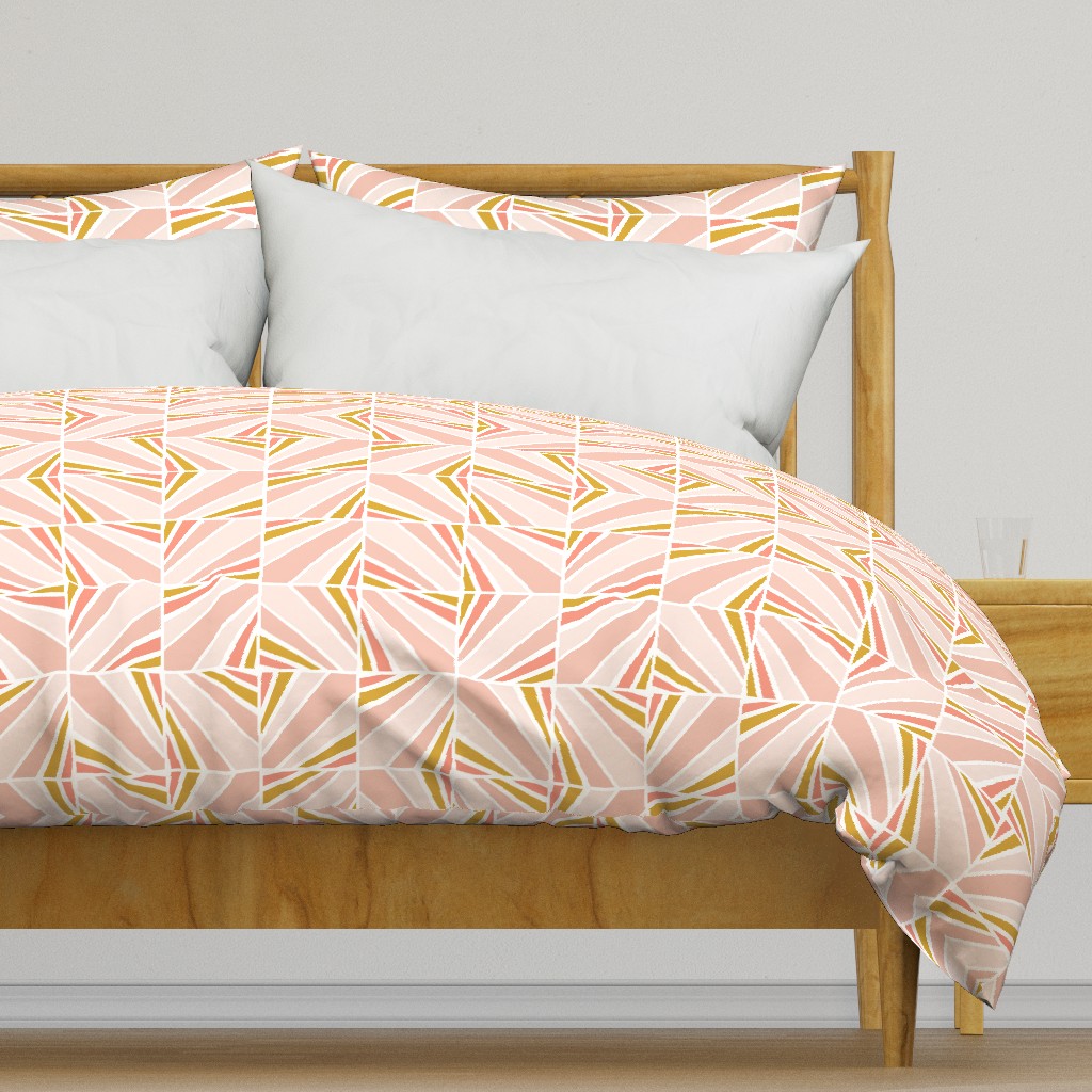 Facet - Blush Goldenrod Large Scale