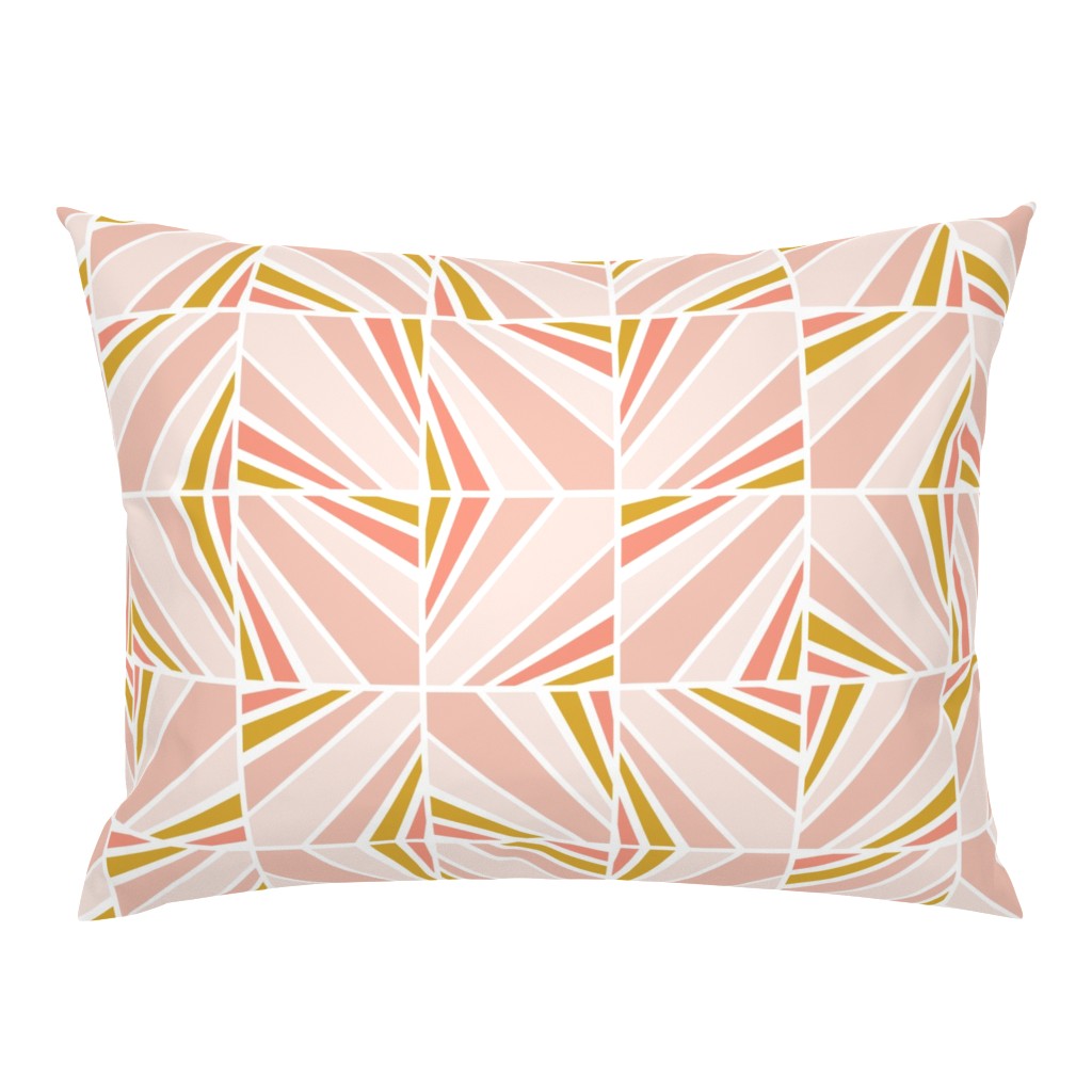 Facet - Blush Goldenrod Large Scale