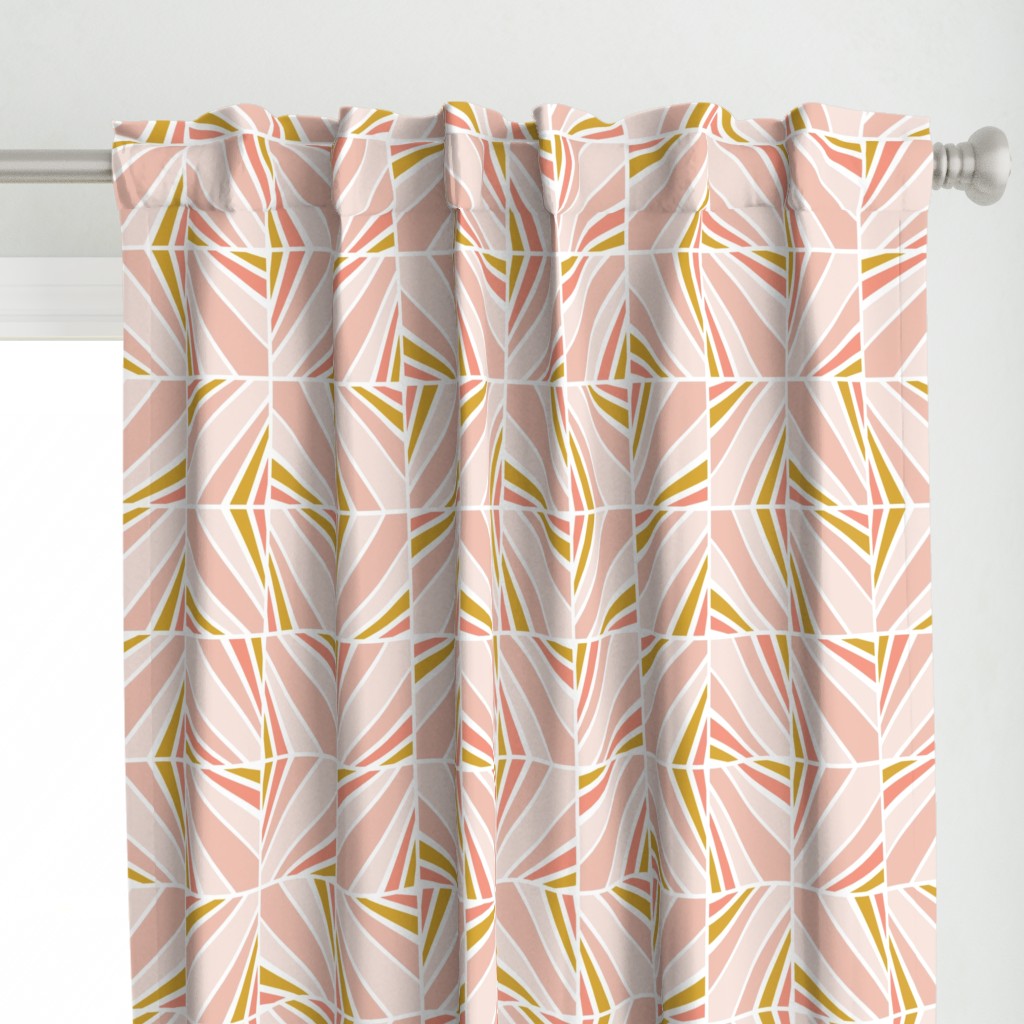 Facet - Blush Goldenrod Large Scale