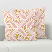 Facet - Blush Goldenrod Large Scale