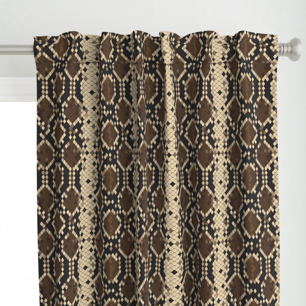 Snake Skin Brown Rust Tan,  Animal Print Snake, Boa Skin, Snake Skin Pattern