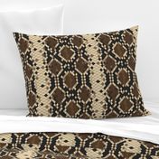 Snake Skin Brown Rust Tan,  Animal Print Snake, Boa Skin, Snake Skin Pattern