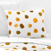 MINIMAL ABSTRACT DOTS YELLOW