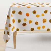 MINIMAL ABSTRACT DOTS YELLOW