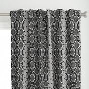 Snake Skin Black and White Grey White,  Animal Print Snake, Boa Skin, Snake Skin Pattern