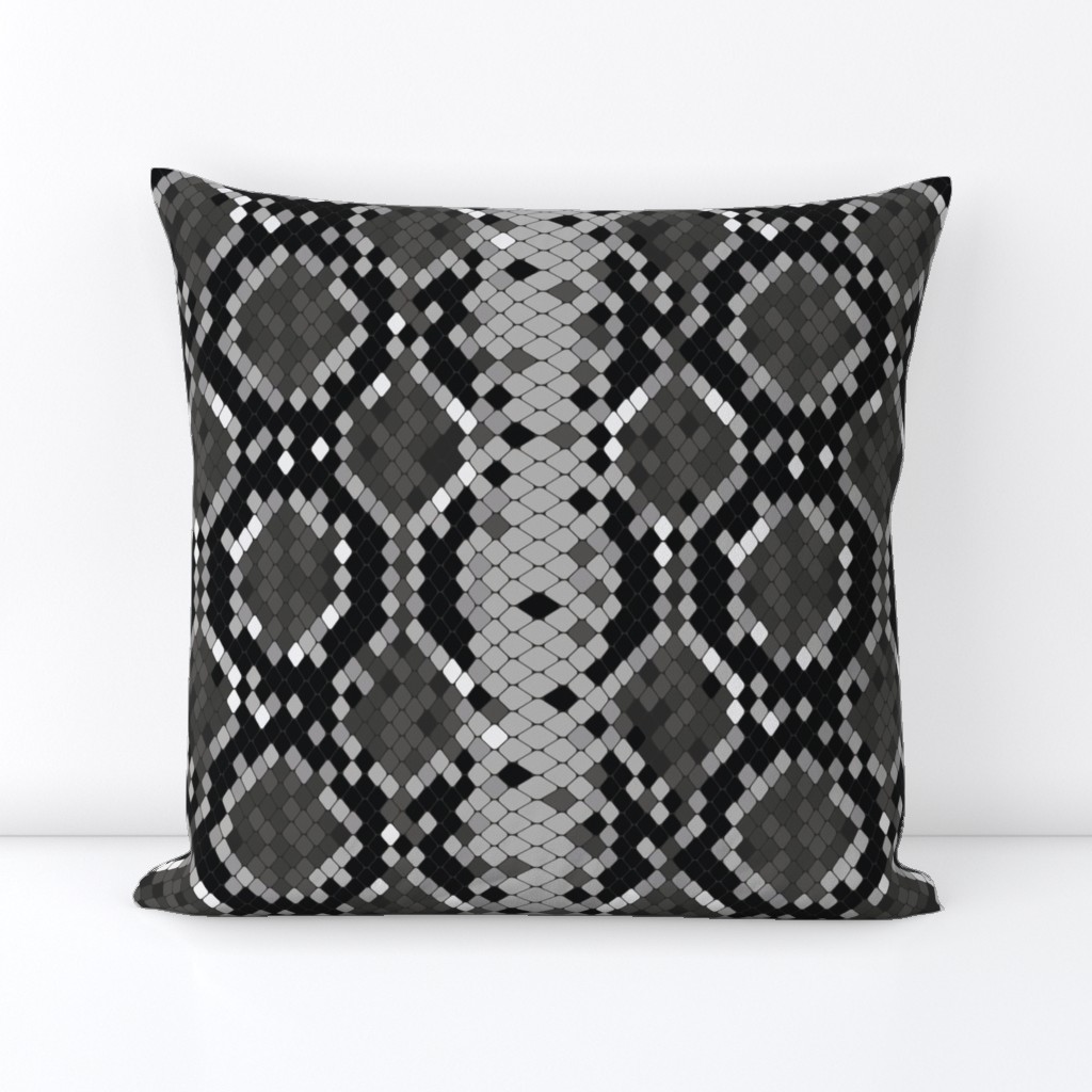 Snake Skin Black and White Grey, Animal Print Snake, Boa Skin, Snake Skin Pattern