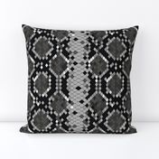 Snake Skin Black and White Grey, Animal Print Snake, Boa Skin, Snake Skin Pattern