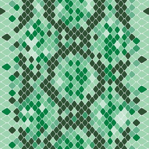 Snake Skin Emerald Green Dark Green Green Light Green White, Animal Print Snake, Boa Skin, Snake Skin Pattern