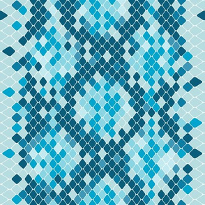 Snake Skin Teal Light Blue White, Animal Print Snake, Boa Skin, Snake Skin Pattern