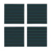 ★ THIN STRIPES ★ Teal, Black - Large Scale / Collection : Dark Sunshine - Abstract Geometric Prints