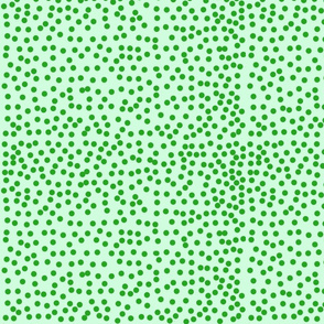 Dark Green Dots on Mint by DulciArt,LLC