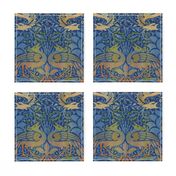 William Morris ~ Peacock and Dragon ~ Bright Original  