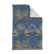 William Morris ~ Peacock and Dragon ~ Bright Original  