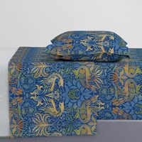 William Morris ~ Peacock and Dragon ~ Bright Original  