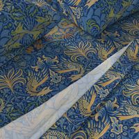 William Morris ~ Peacock and Dragon ~ Bright Original  