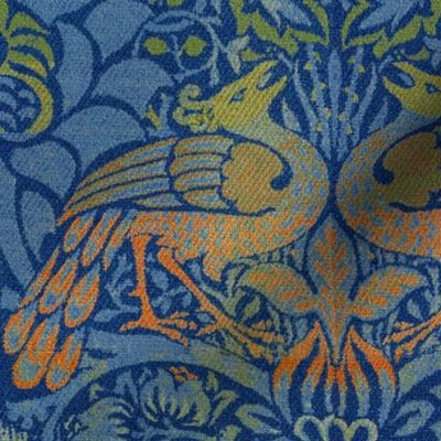 William Morris ~ Peacock and Dragon ~ Bright Original  