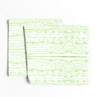 Loopy Green Minimalist Stripes