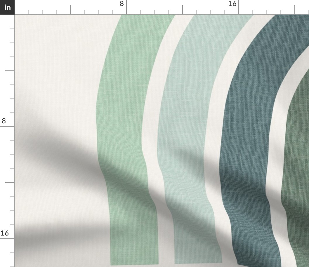 Large arch green rainbow flags_One metre 54in