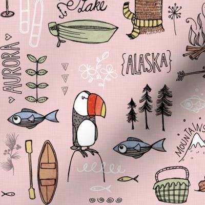 Alaskan Adventure - pink, by Rebel Challenger