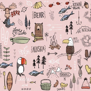 Alaskan Adventure - pink