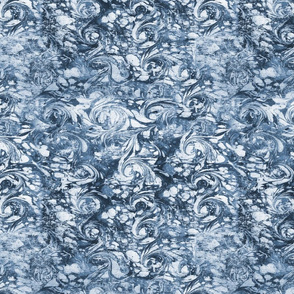 Vintage Marbled Endpaper